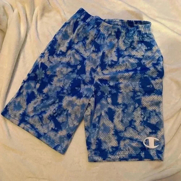 Champion short set blue tie-dye boys size XL - Picture 3 of 5